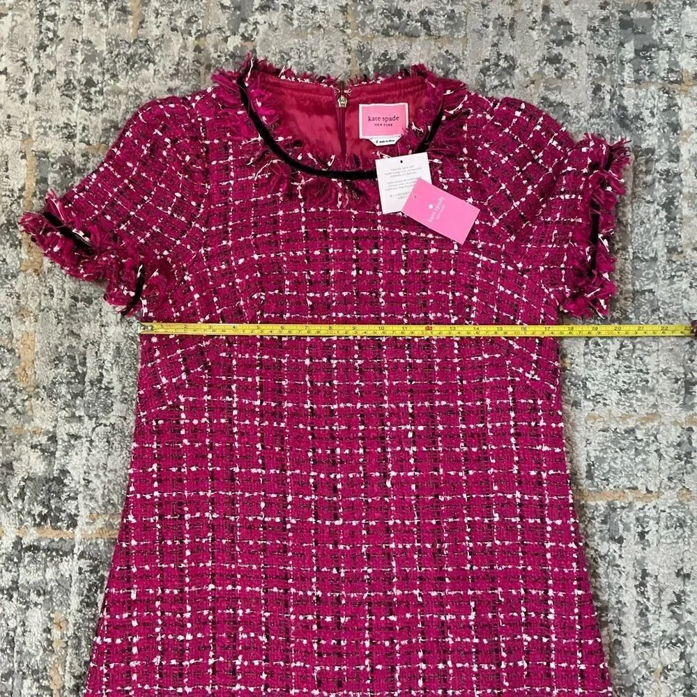 GORGEOUS KATE SPADE TWEED DRESS! NWT! SIZE 6
